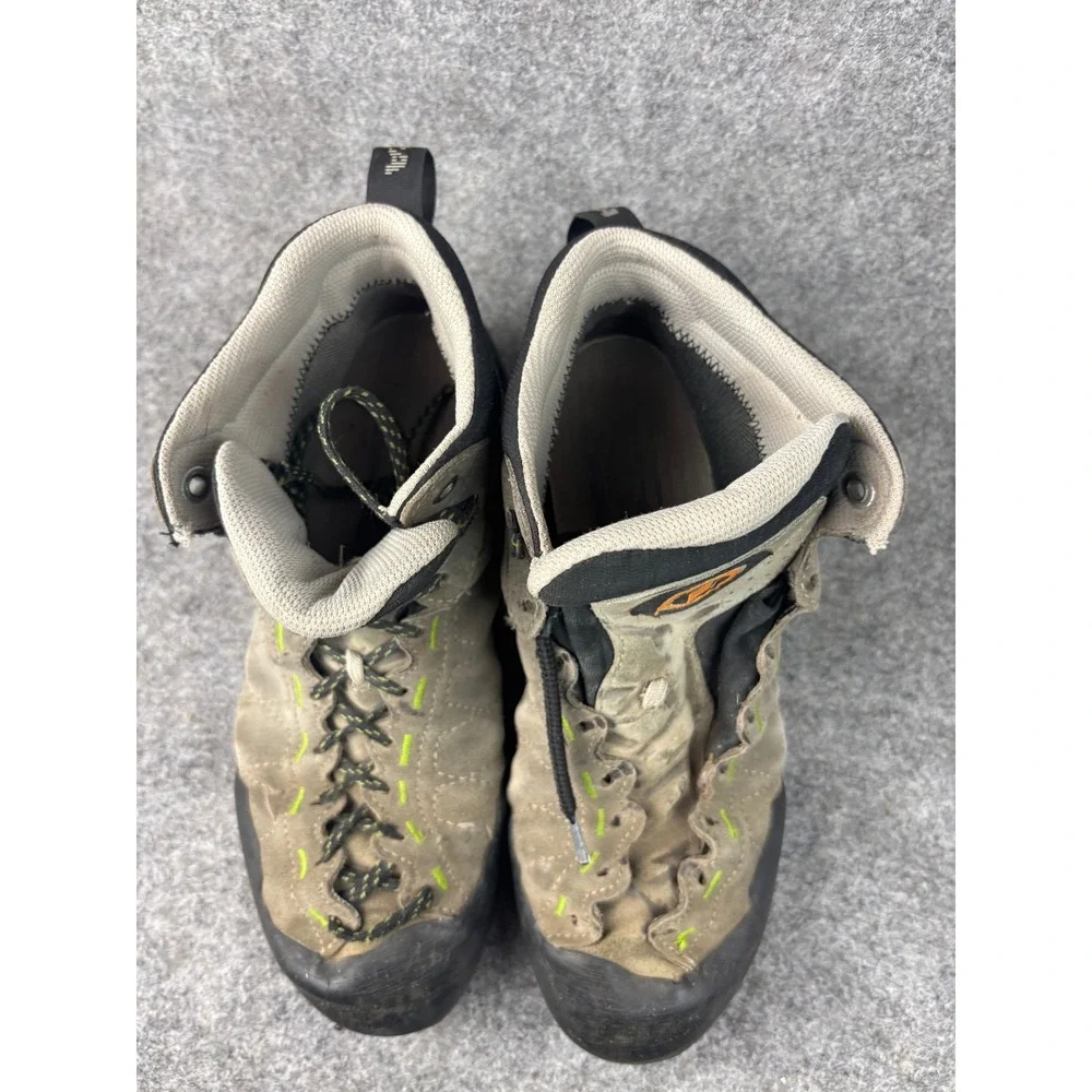 Scarpa Hiking Boots Mens 8.5 Grey Gore-Tex Vibram Waterproof Suede Approach